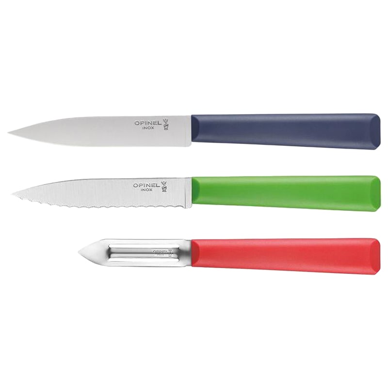 Opinel Les Essentials Trio Kitchen Knife Set