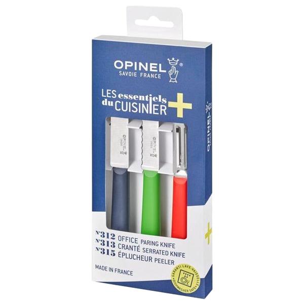 Opinel Les Essentials Trio Kitchen Knife Set