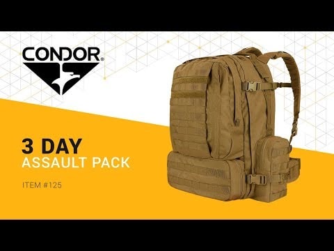 Condor 3-Day Assault Pack 50 L Black 