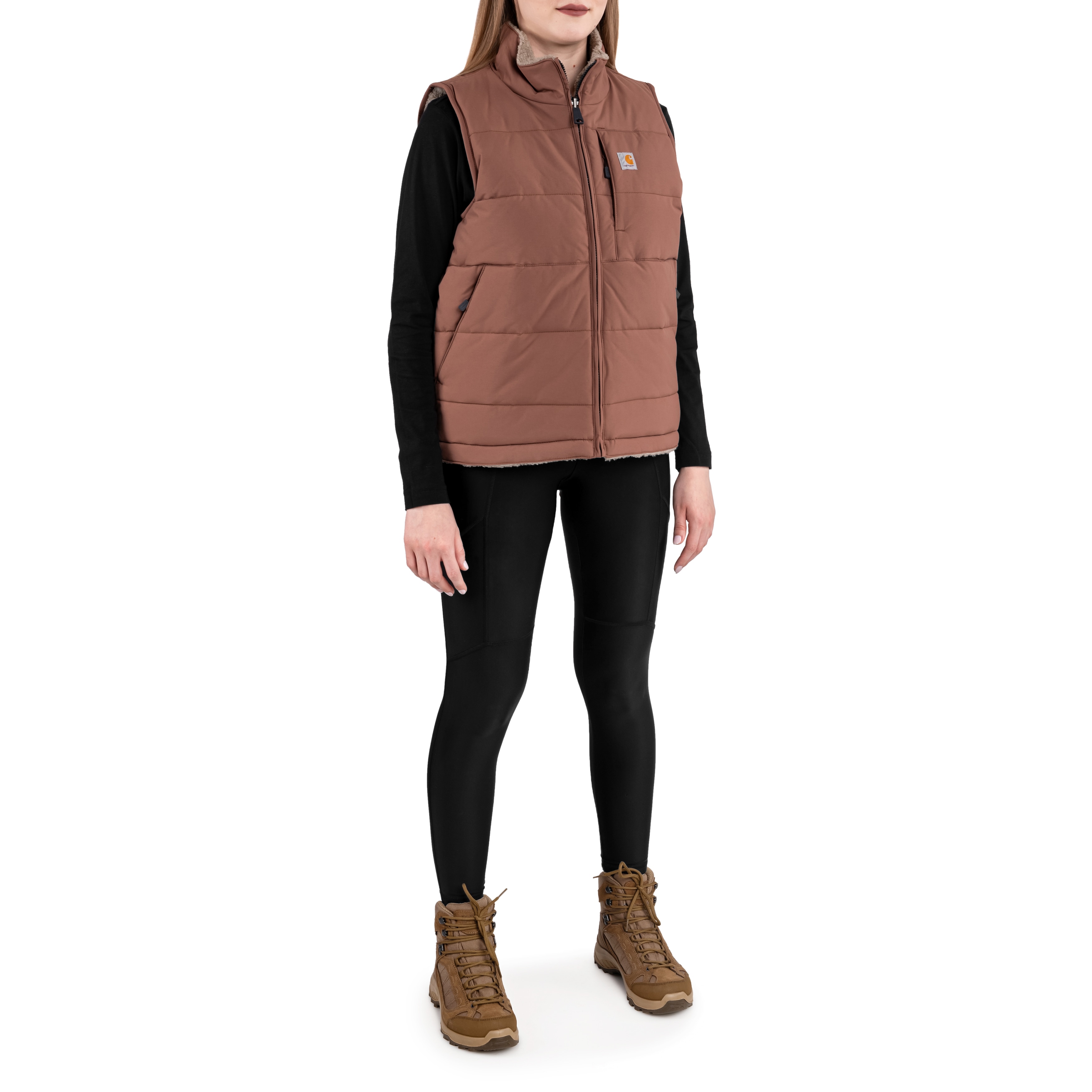 Carhartt Montana Relaxed Fit Insulated Vest Women's Vest - Nutmeg