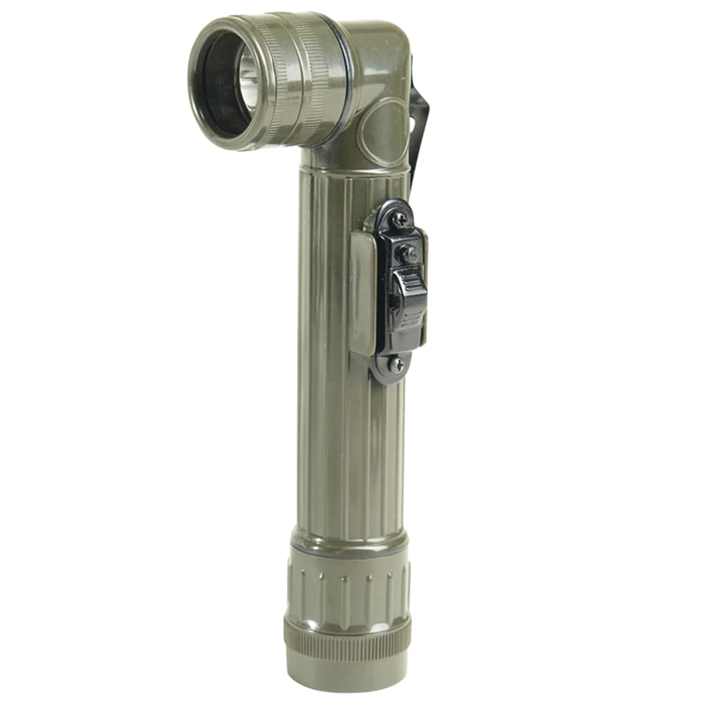 Mil-Tec US Anglehead Large Flashlight - Olive