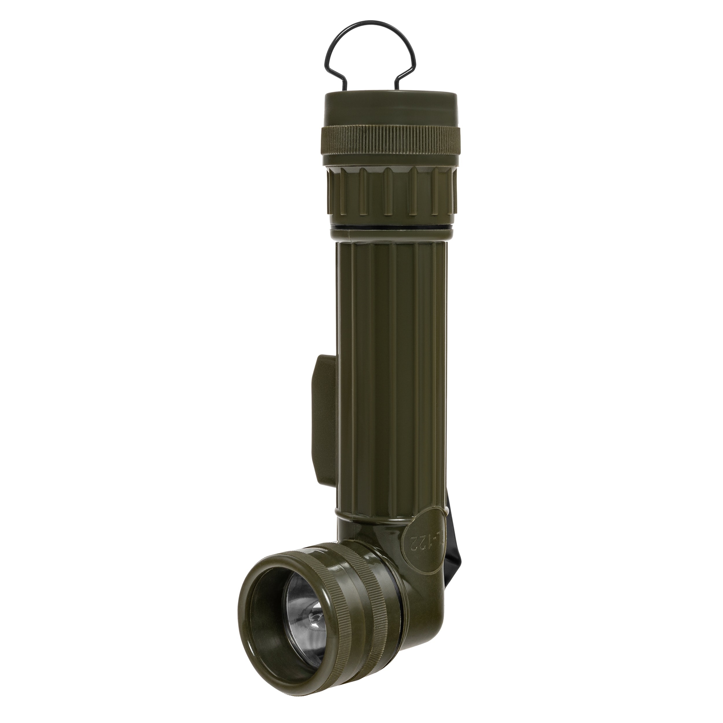 Mil-Tec US Anglehead Large 2D Flashlight - Olive