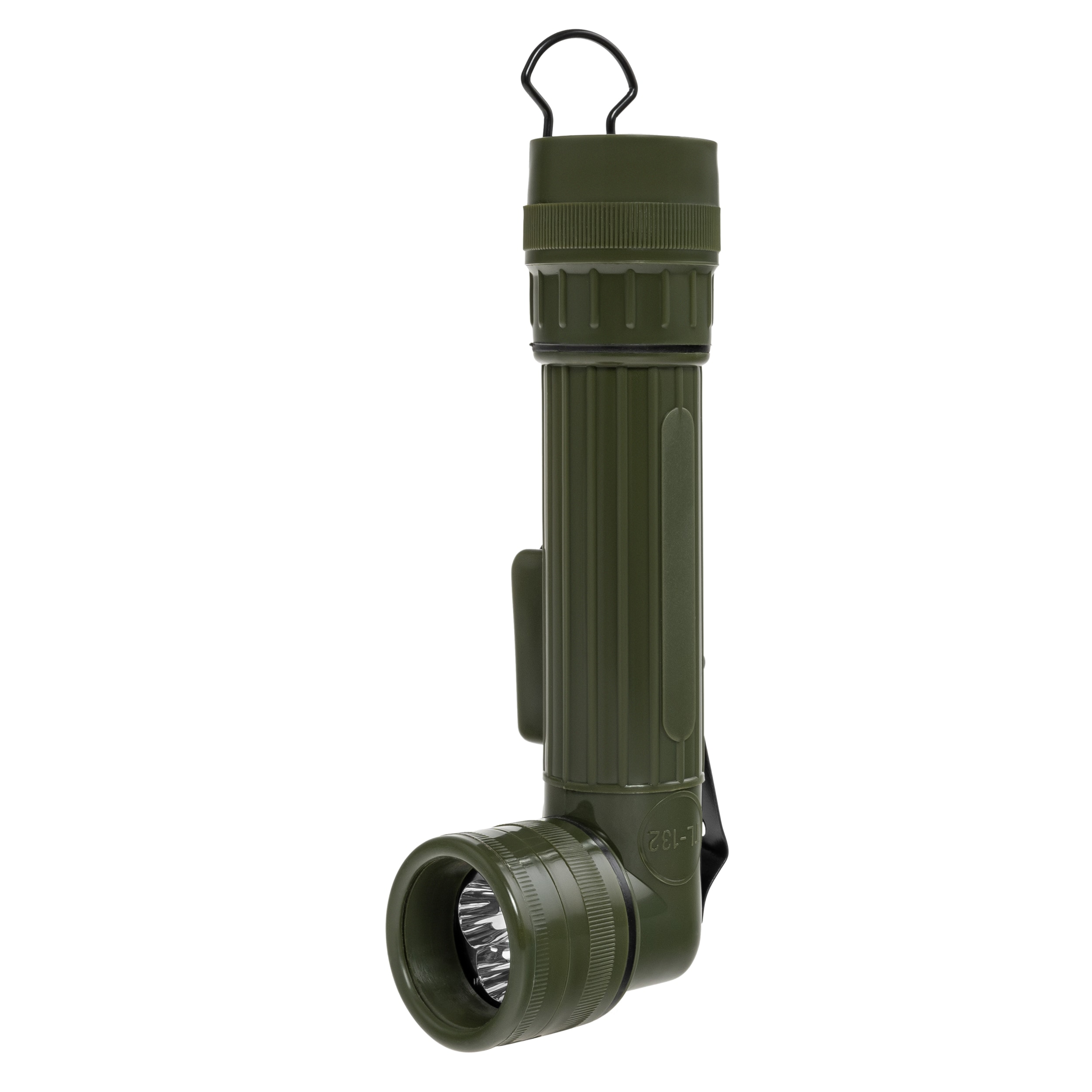 Mil-Tec US Anglehead Medium Flashlight - Olive