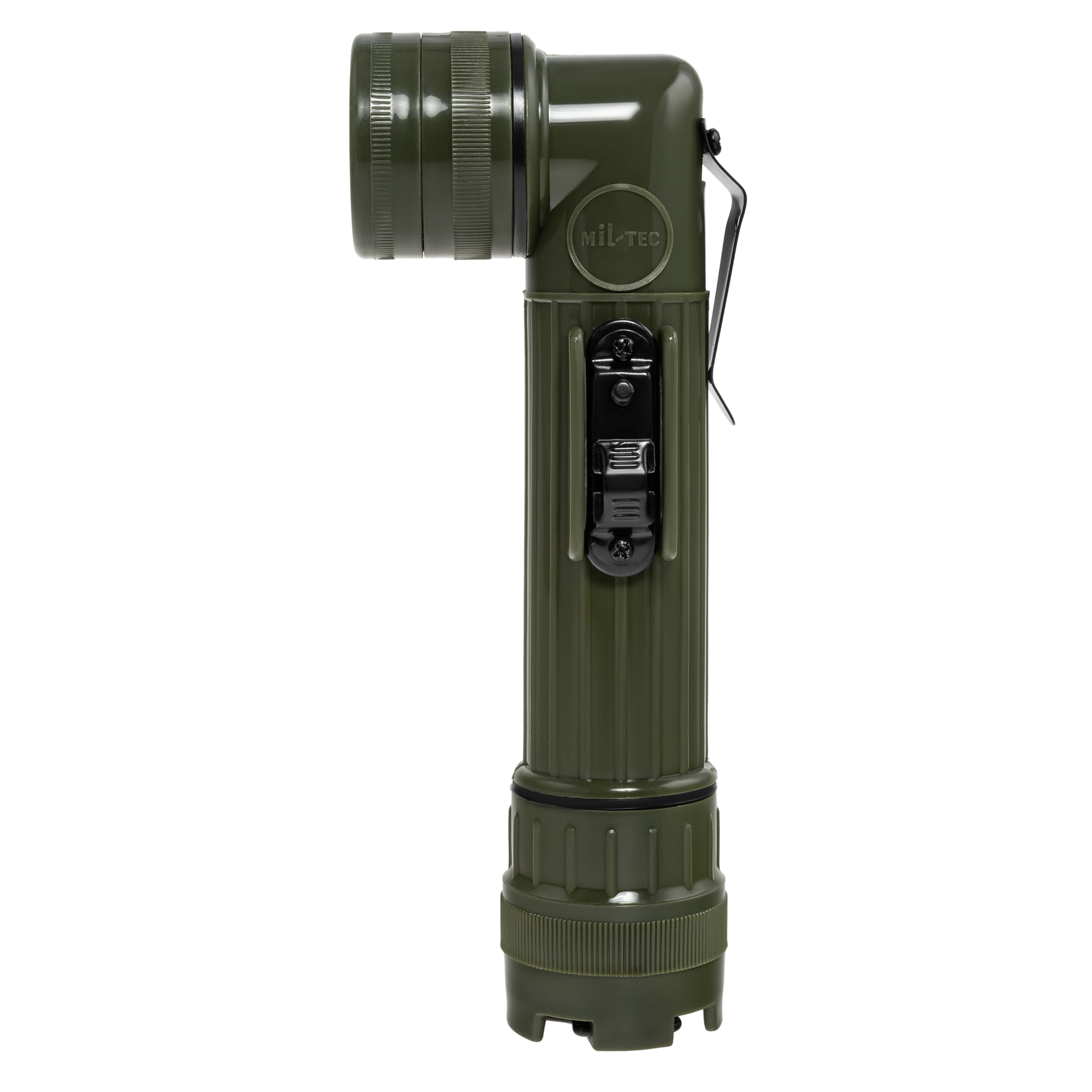 Mil-Tec US Anglehead Medium Flashlight - Olive