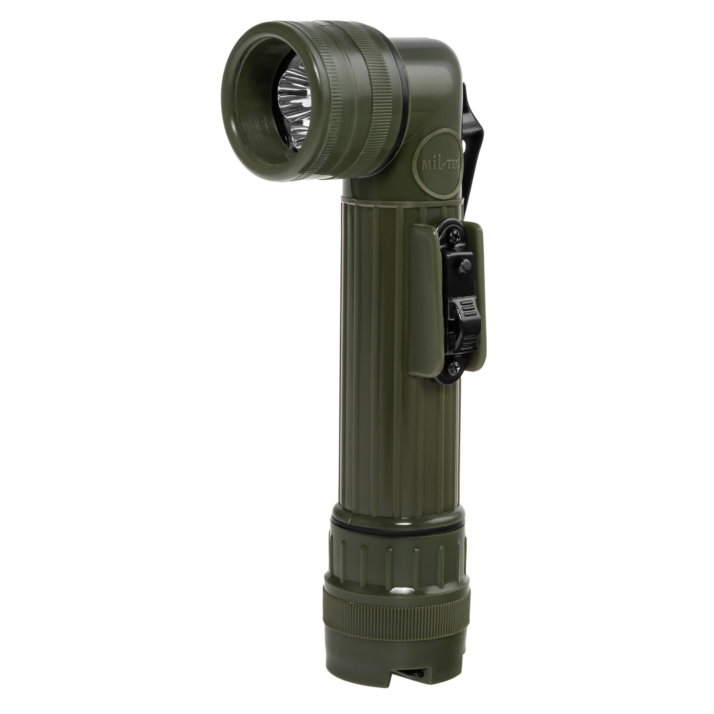 Mil-Tec US Anglehead Medium Flashlight - Olive