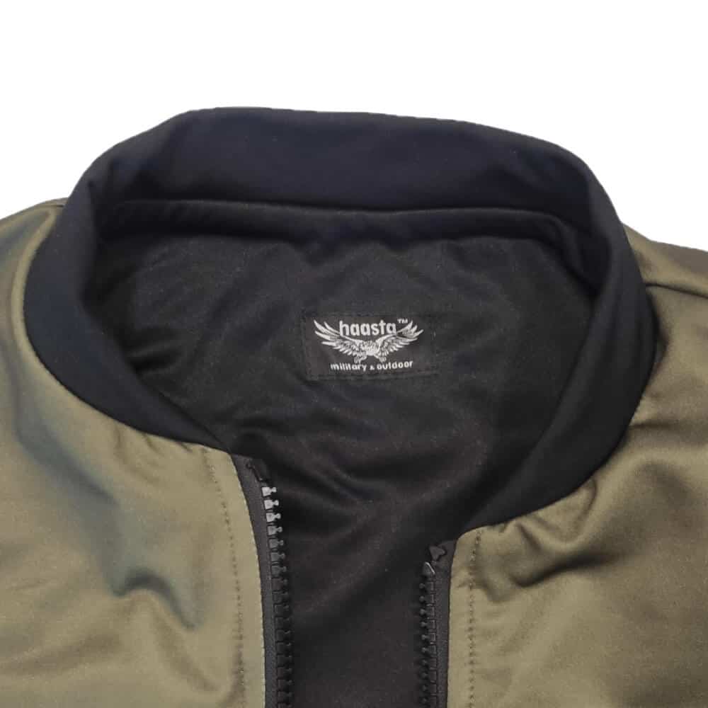 Haasta MA-1 Flyers reversible jacket - olive / black