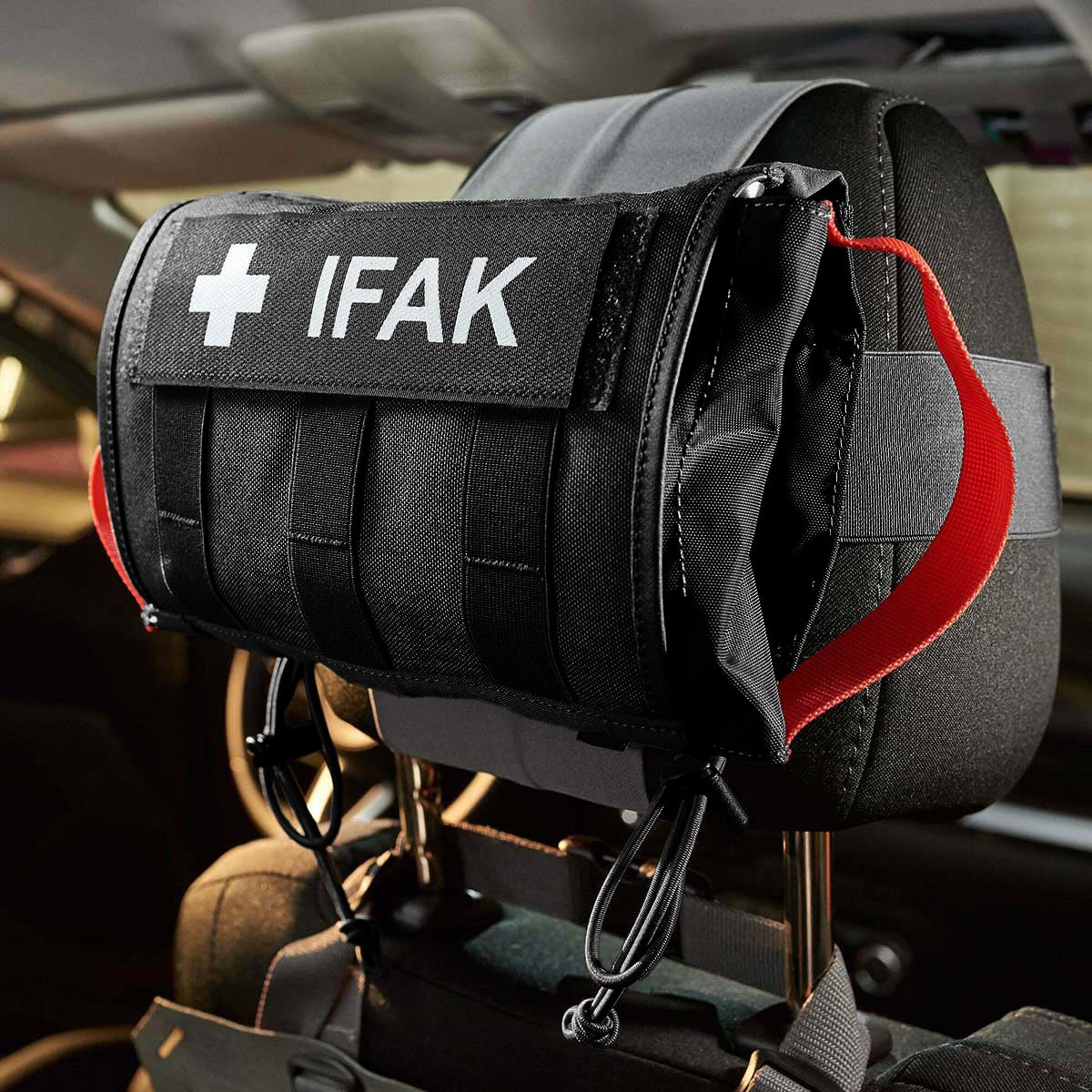 Tasmanian Tiger Head Rest IFAK First Aid Pouch - Black