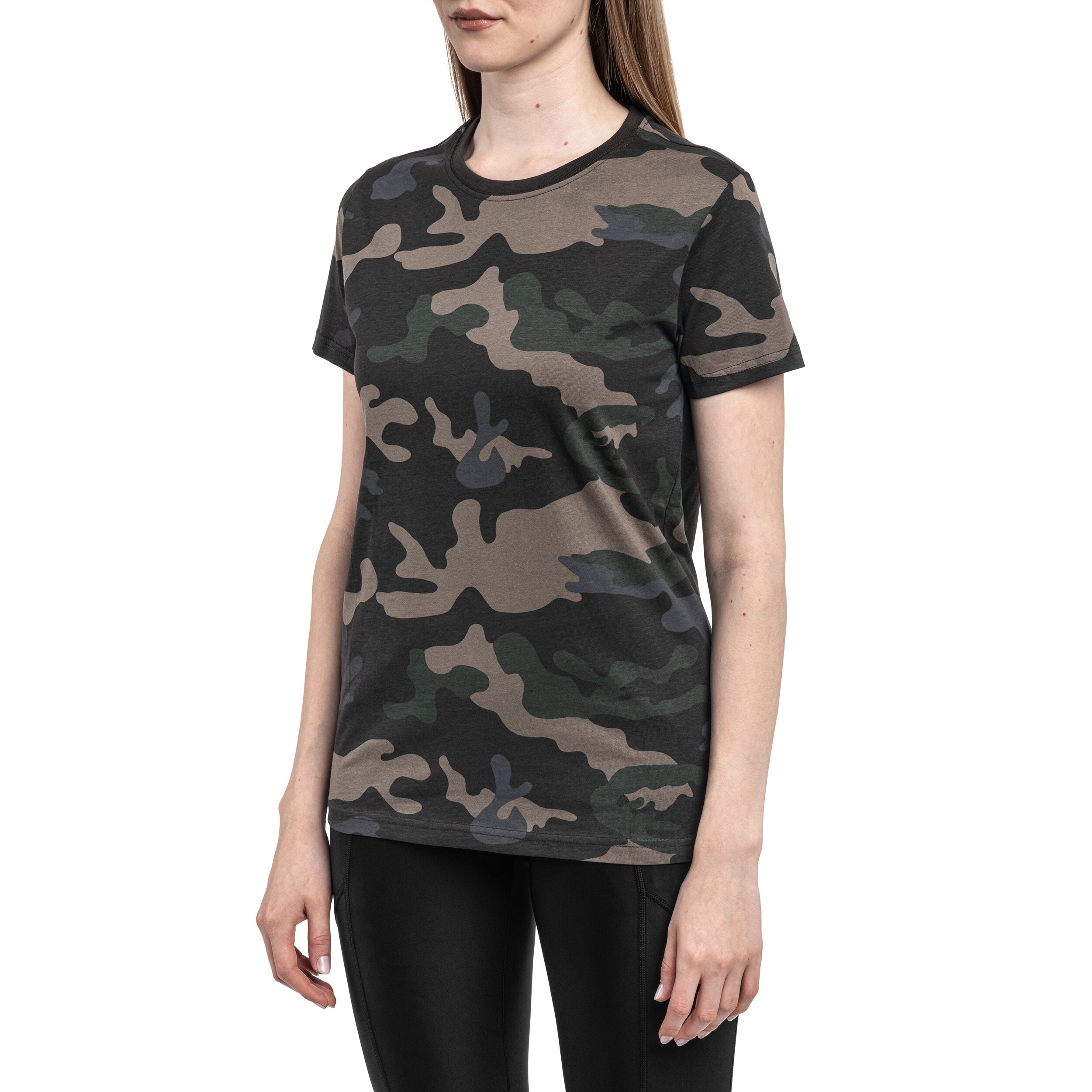 Brandit Women's T-shirt - Dark Camo