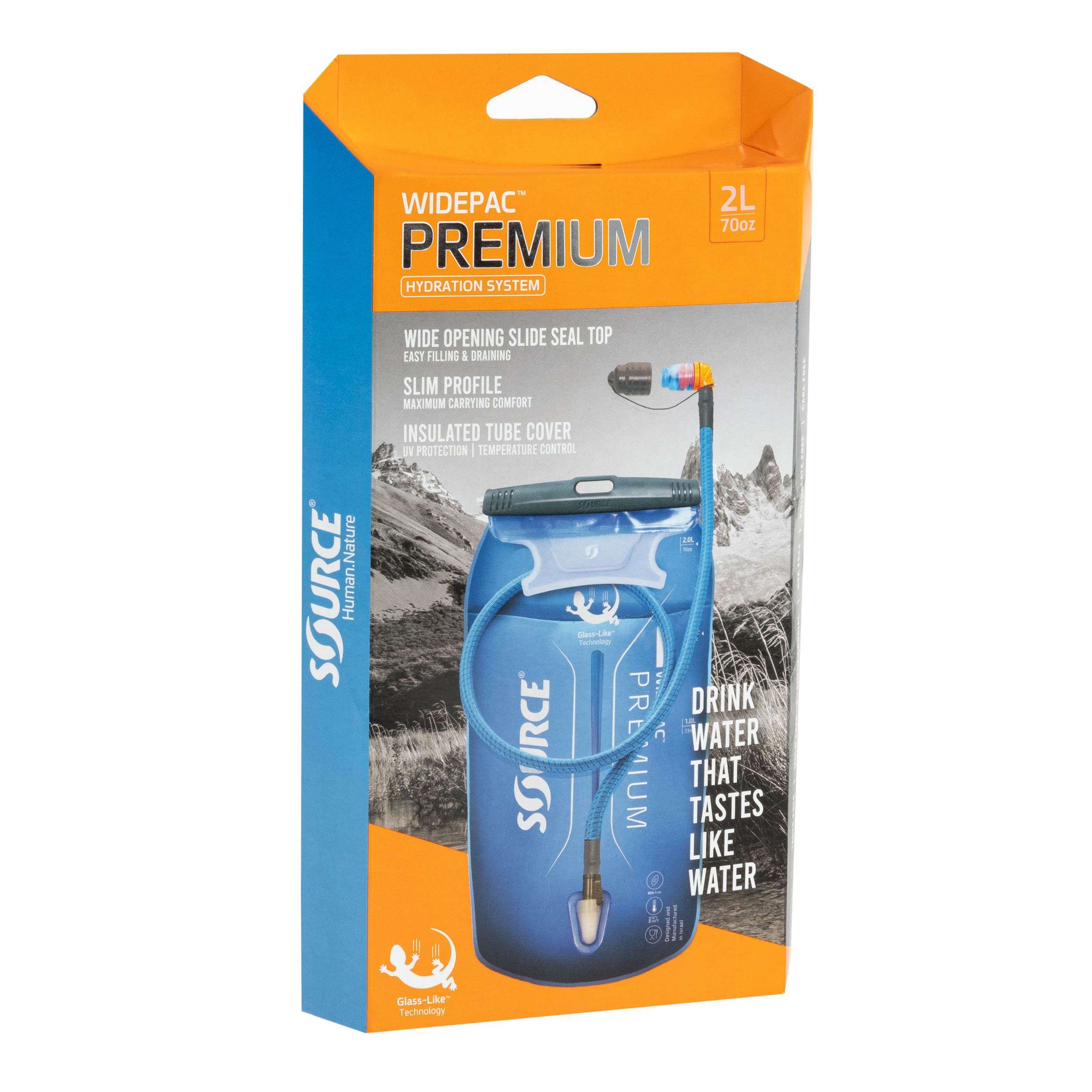 Source Widepack Premium Kit 2 l Water Tank - Alpine Blue