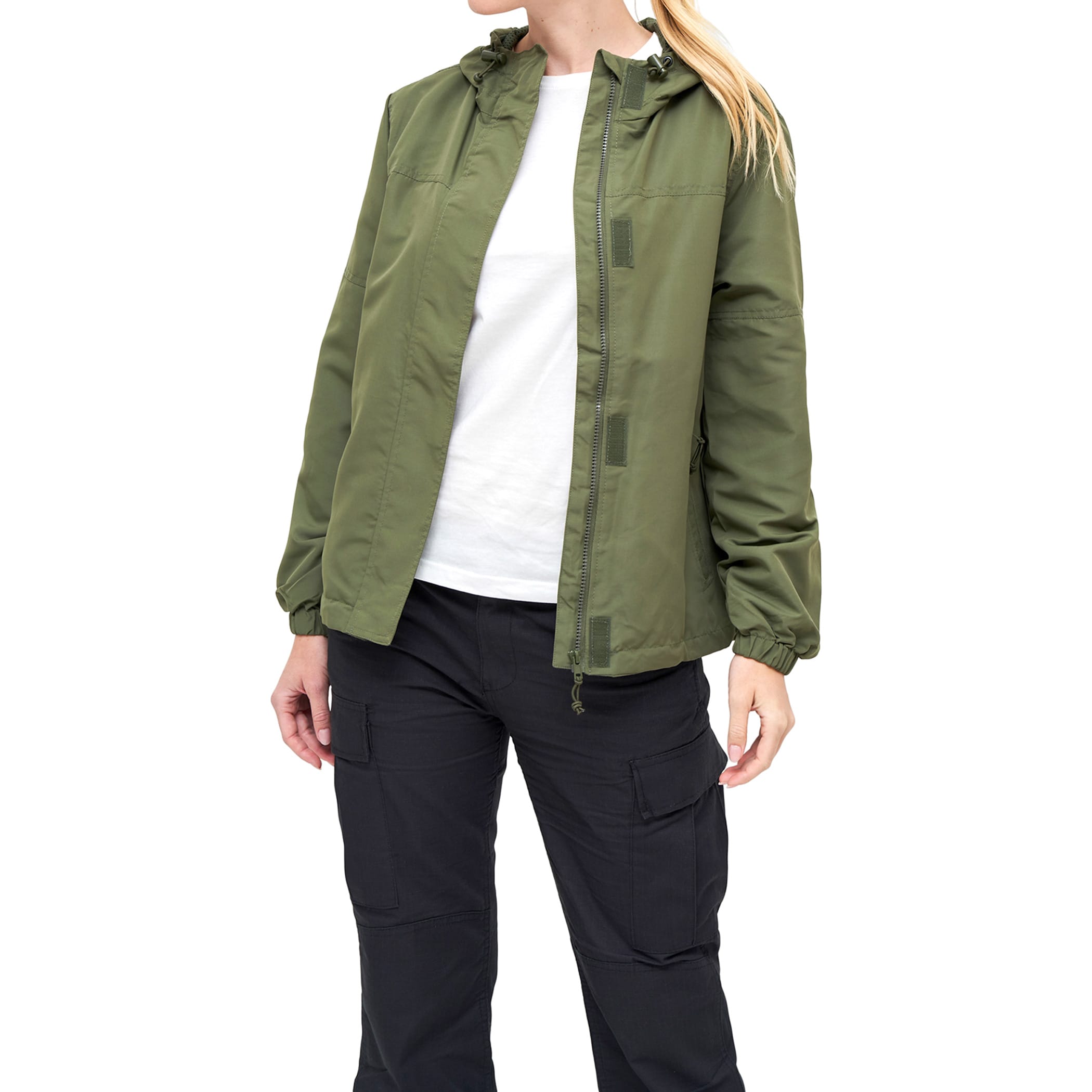 Brandit Summer Windbreaker Frontzip Women's Jacket - Olive