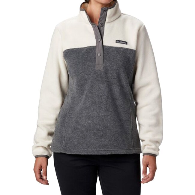 Columbia Benton Springs Half Snap Pullover Women's Fleece - City Grey Heather