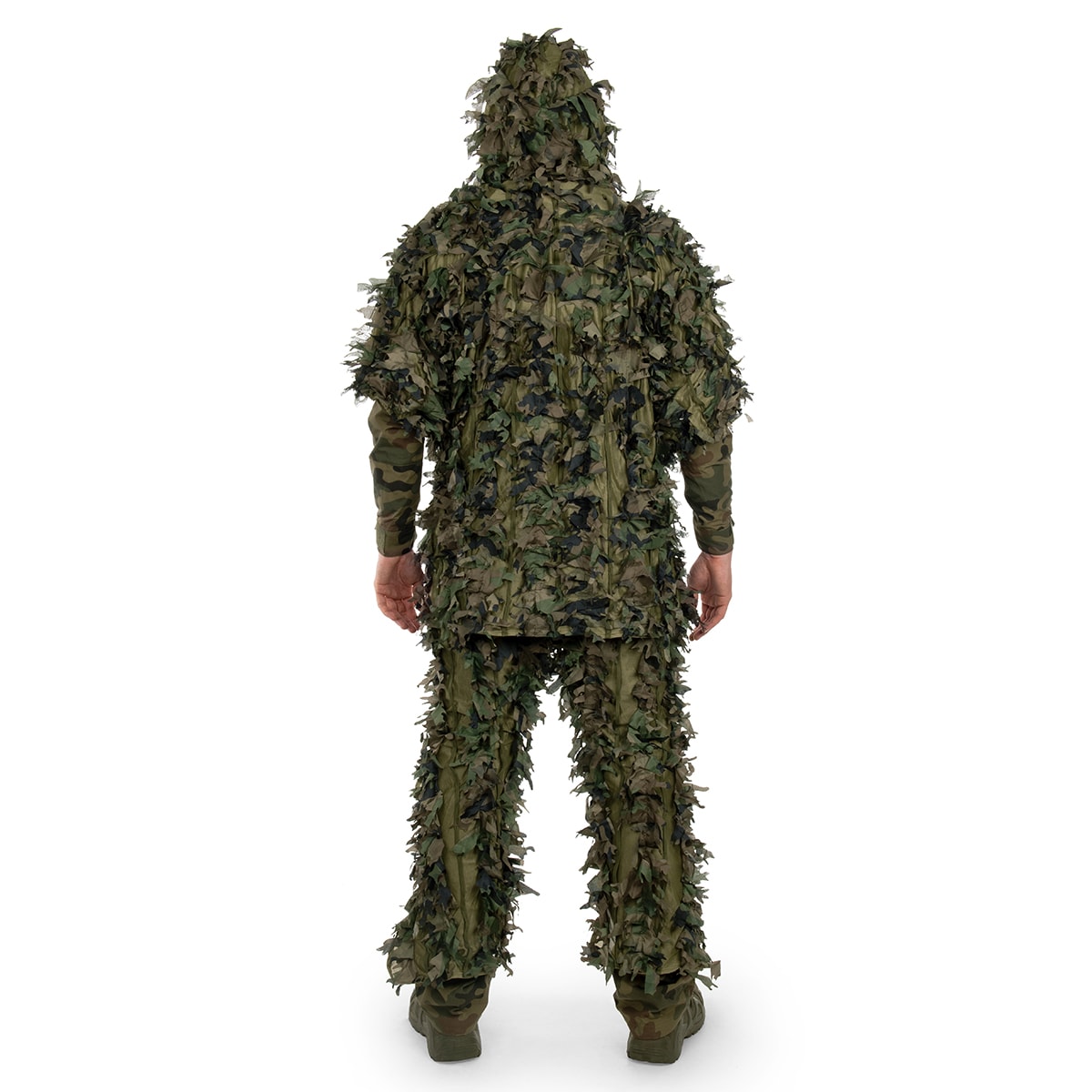 Helikon Leaf Ghilie Set US Woodland camouflage suit