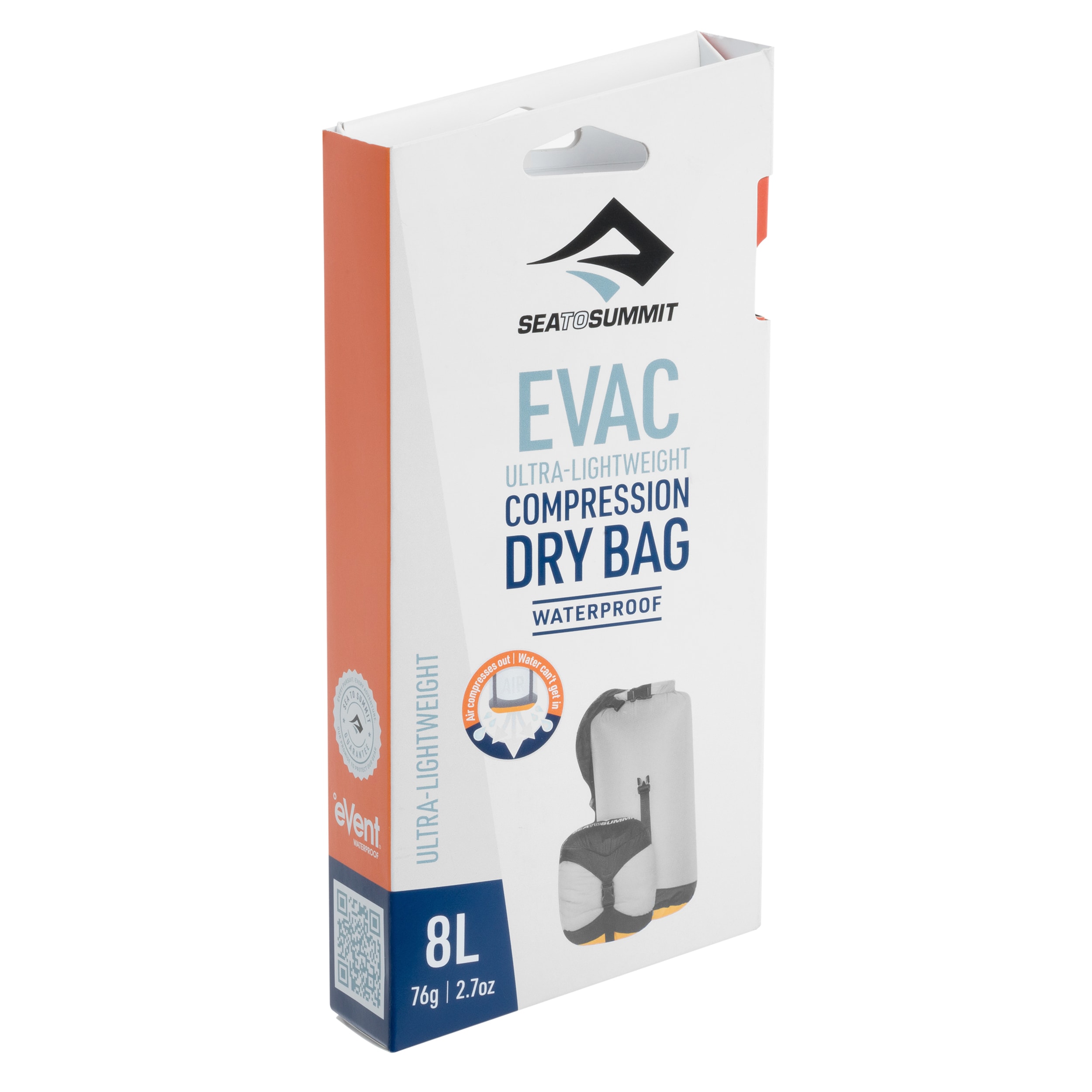 Sea to Summit Evac Compression Dry Bag UL 8 l - High Rise Grey
