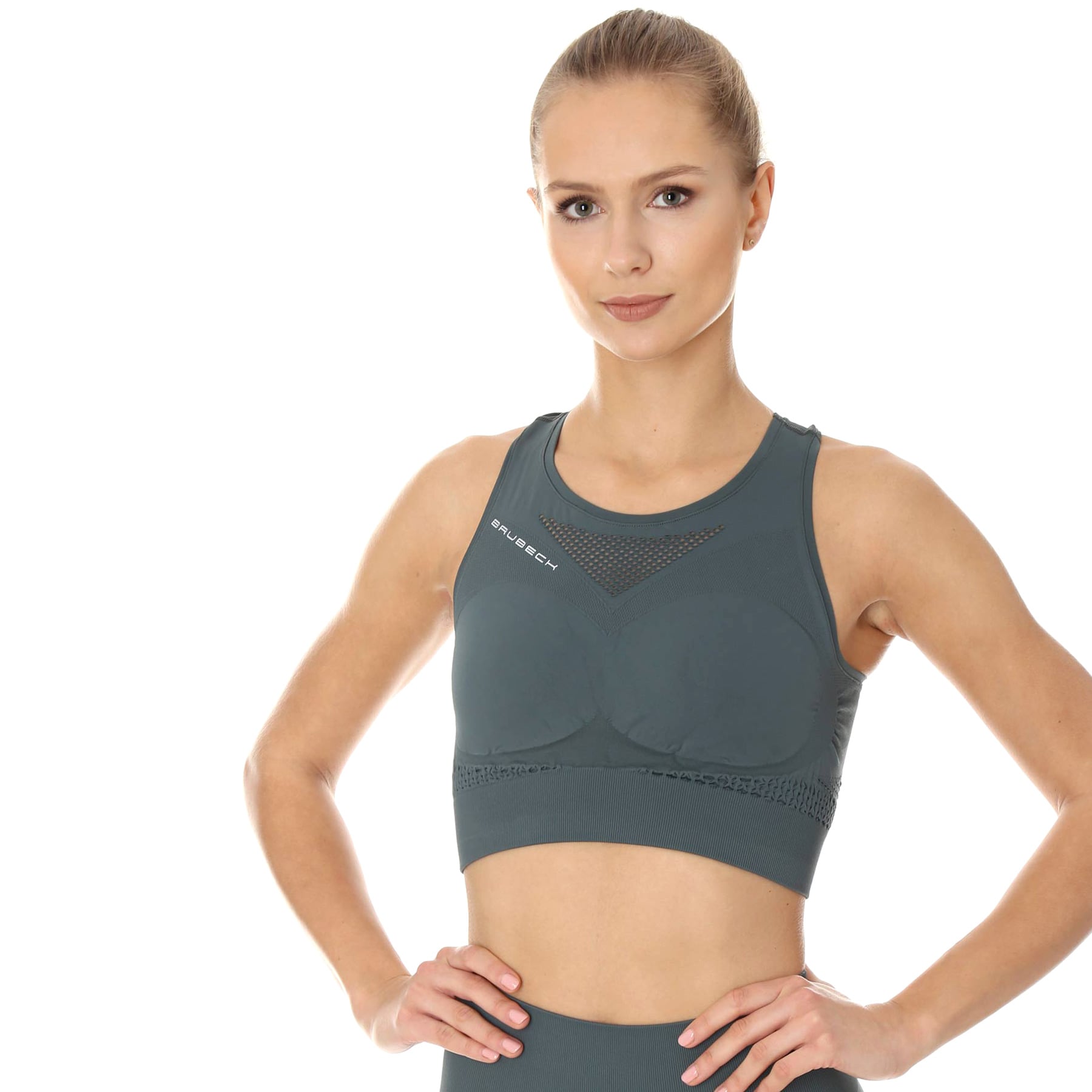 Brubeck Gym Sports Bra - Green