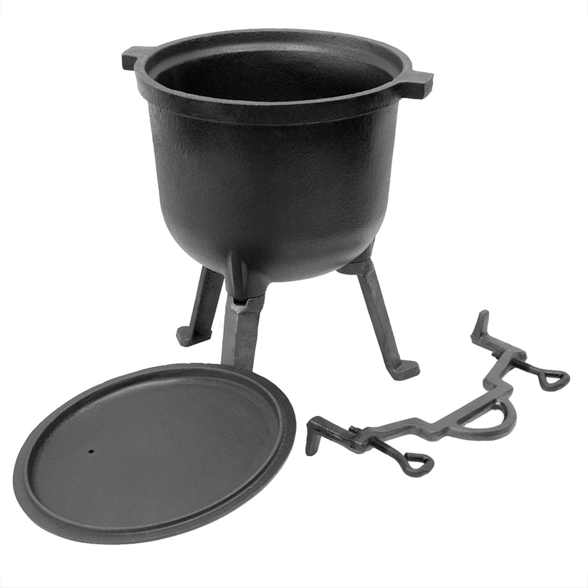 Meyerhoff cast iron cauldron 8 l above the fire