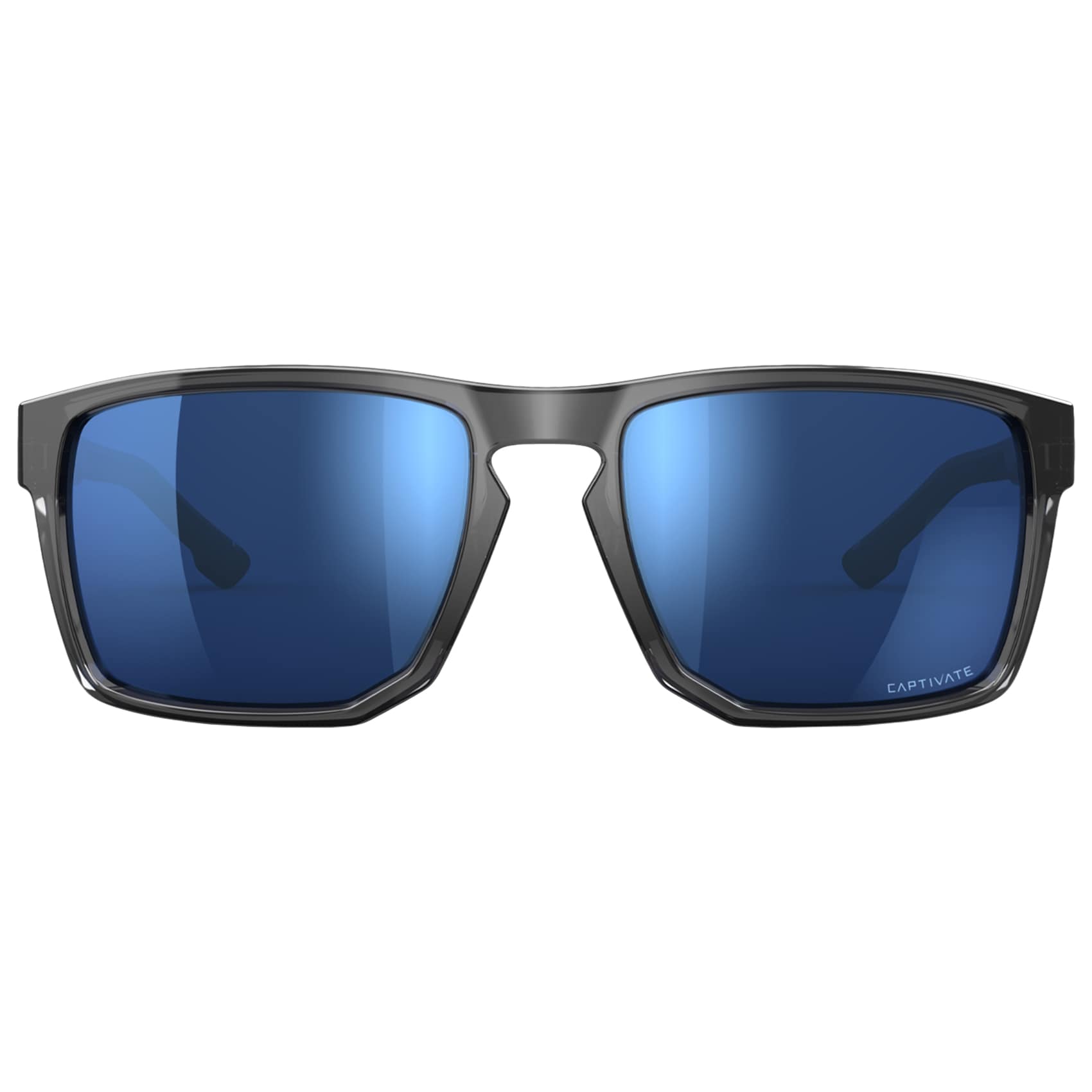 Wiley X Founder Glasses - Captivate Polarized Blue/Gloss Crystal Grey