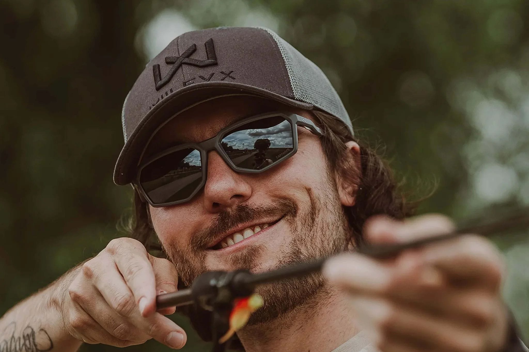 Wiley X Recon Tactical Sunglasses - Captivate Grey/Matte Black