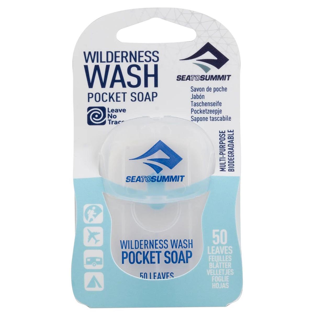 Sea To Summit Wilderness Wash Pocket Soap leaves