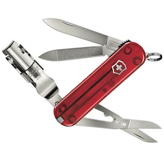 Victorinox Nail Clip 580 - Transparent Red