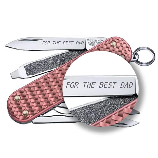 Victorinox Classic Precious Alox Pocket Knife - Gentle Rose