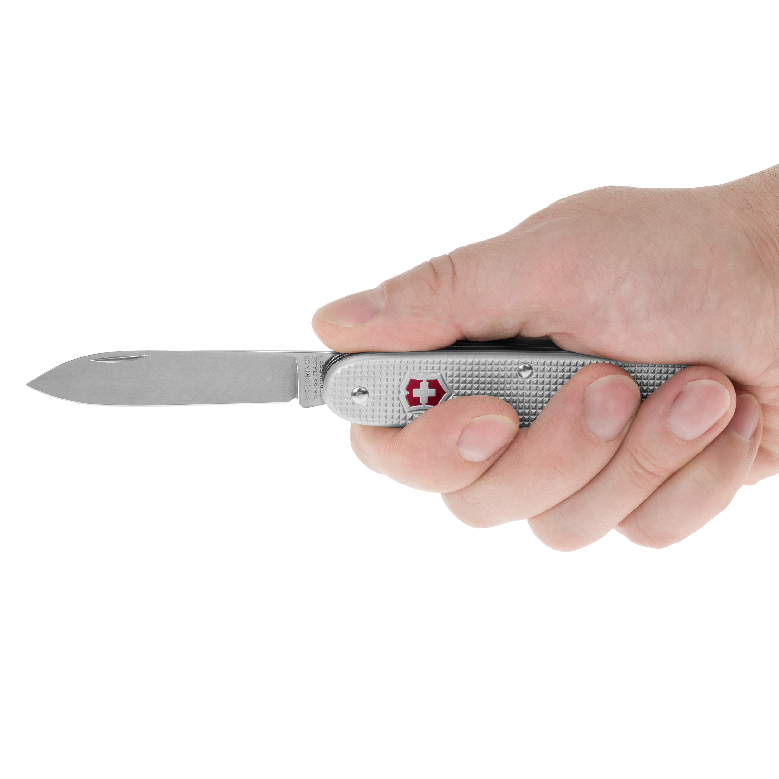 Victorinox Pioneer Swiss Army 7 Alox Pocket Knife - Silver