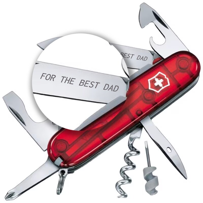 Victorinox Spartan Lite Pocket Knife - Transparent Red