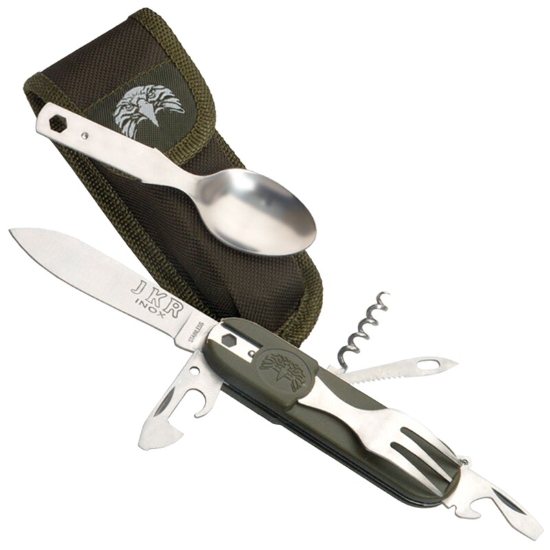 Joker JKR123 Folding Utensil Set - Olive