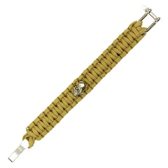 101 Inc. Skull Pirate Paracord Bracelet - Coyote