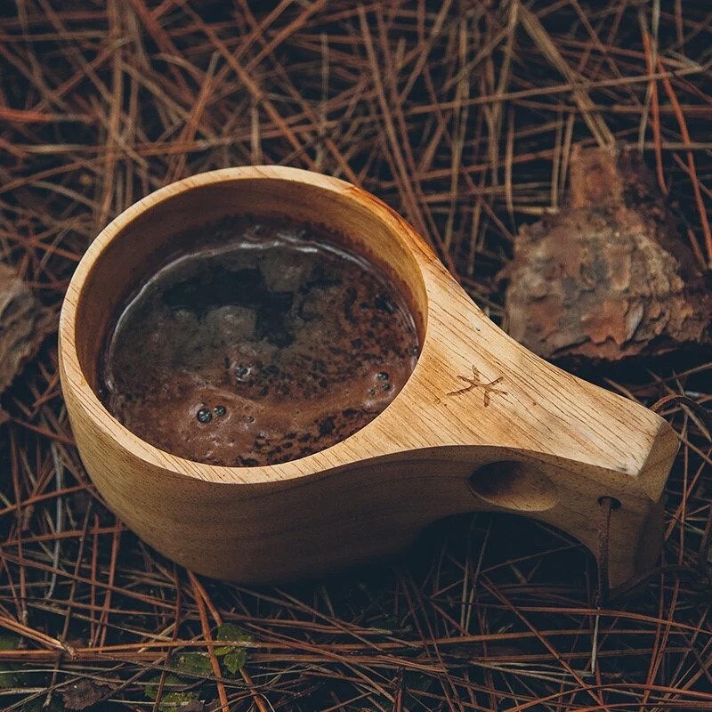 Fire Maple Ancest Bushcraft Wooden Mug 300ml