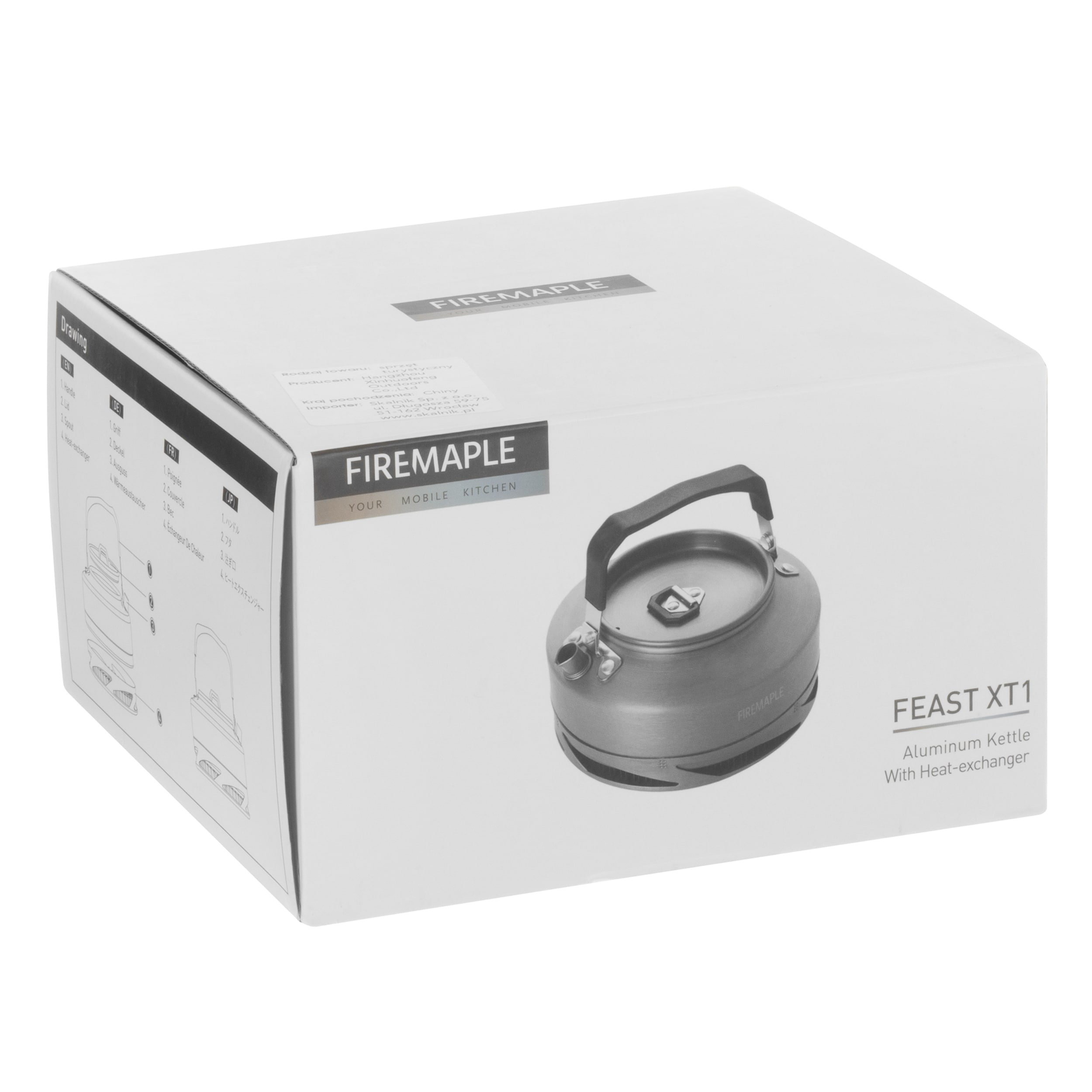 Fire Maple Feast XT1 Travel Kettle 700 ml - Black