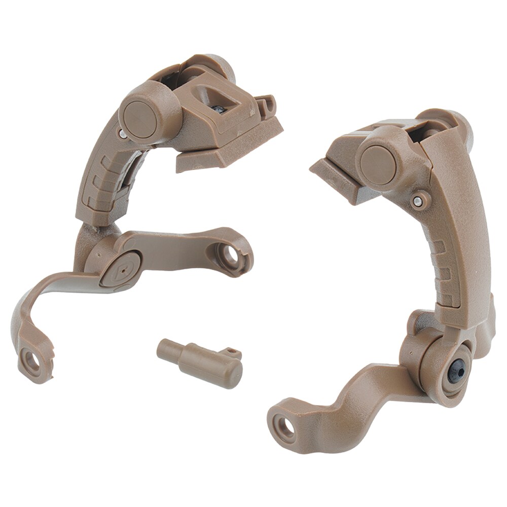 Earmor ARC Head Torch Mount for Mark 3 M16 hearing protectors - Coyote Tan