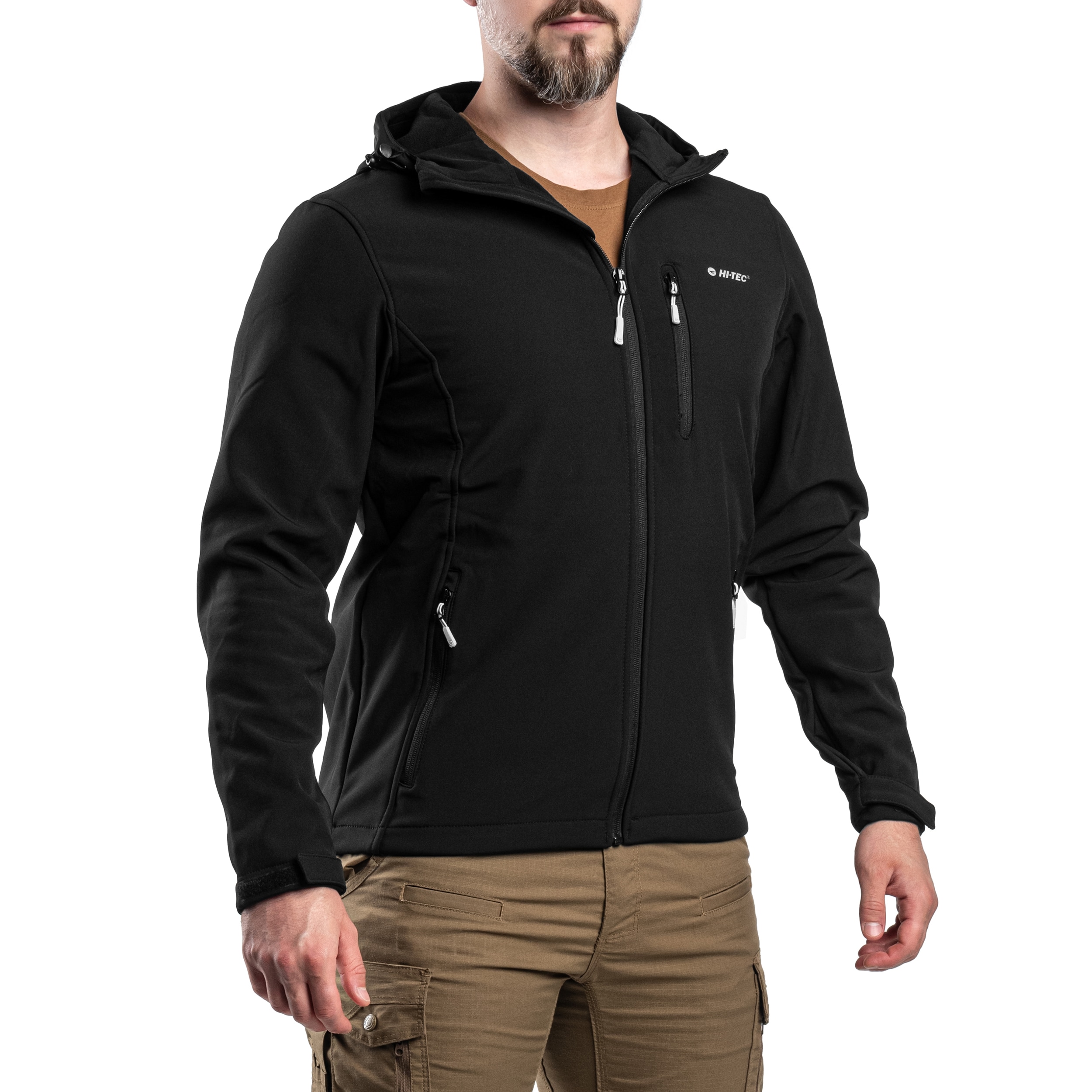 Hi-Tec Softshell Caen Jacket - Black
