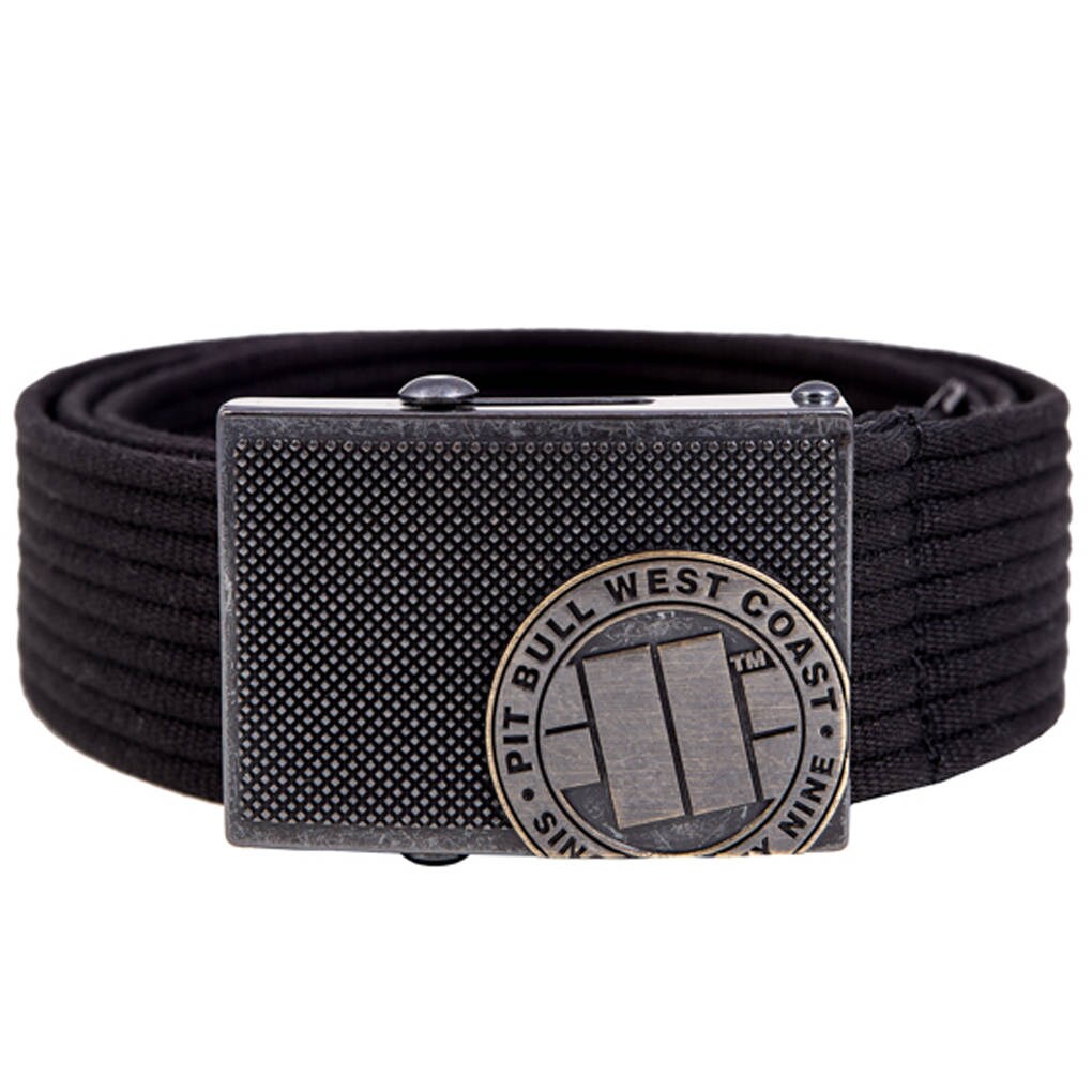 Pitbull Logo Belt Black Buy Online MILITARY Shop
