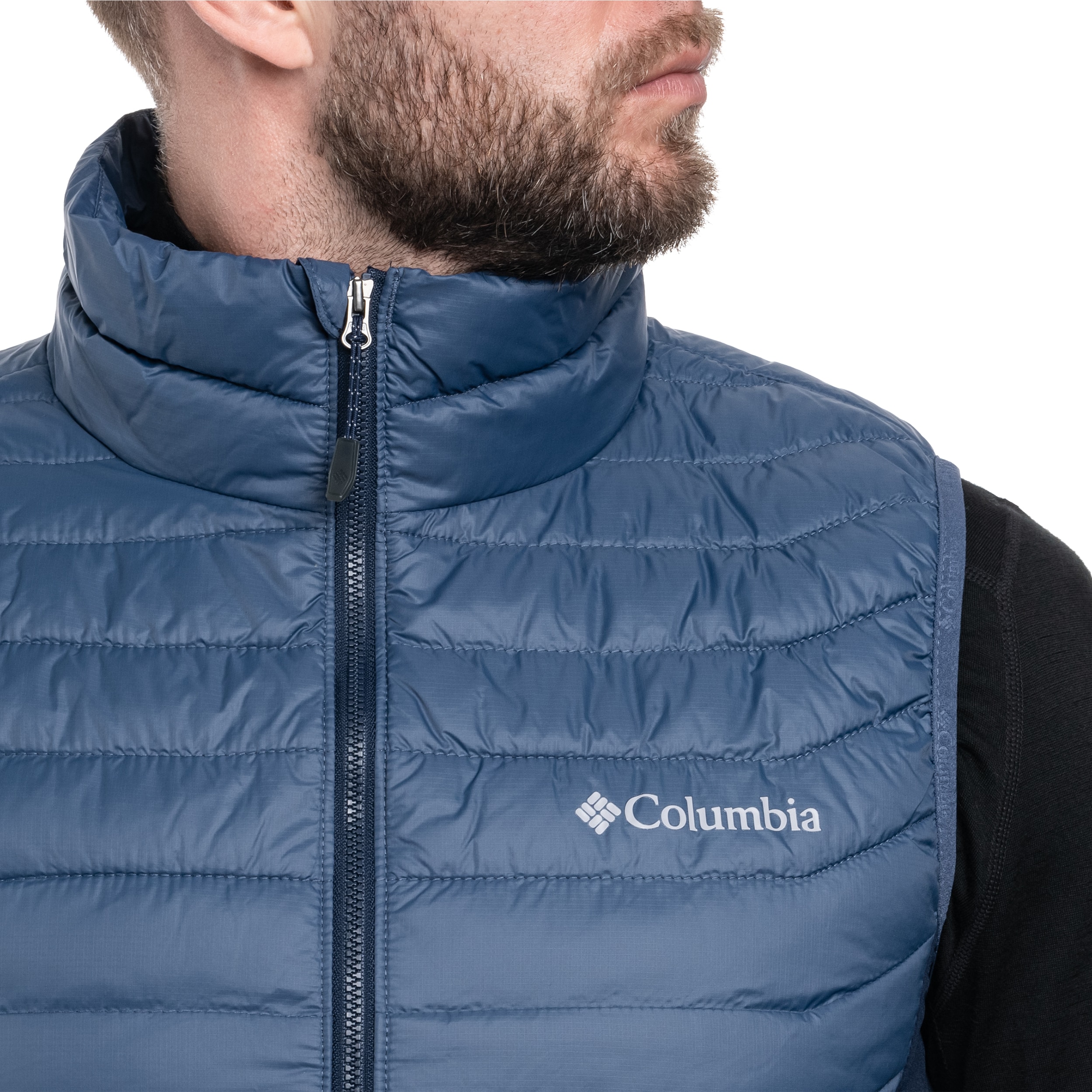 Columbia Powder Pass Vest - Dark Mountain/Collegiate Navy