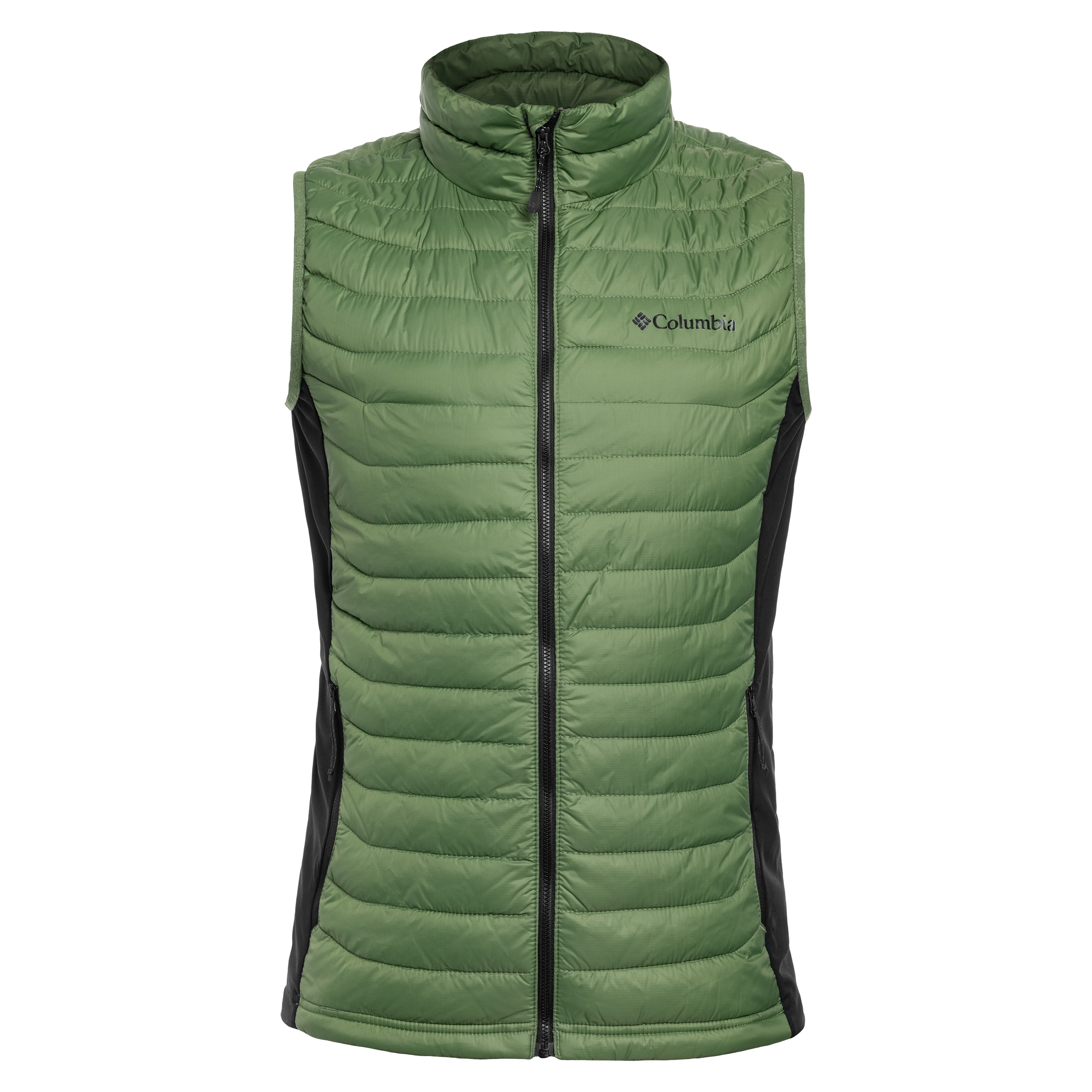 Columbia Powder Pass Vest - Canteen/Black