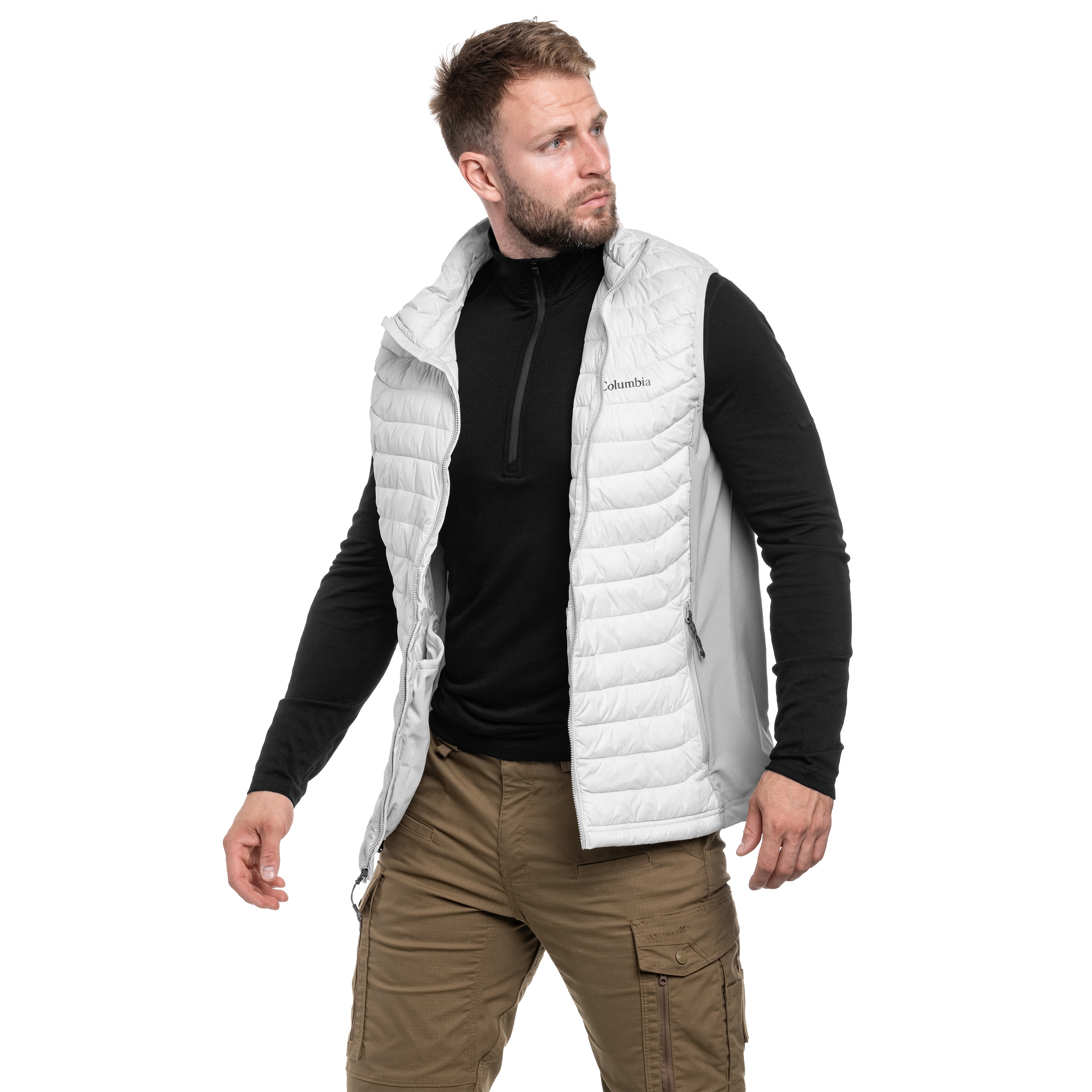 Columbia Powder Pass Vest - Dark Stone/Flint Grey