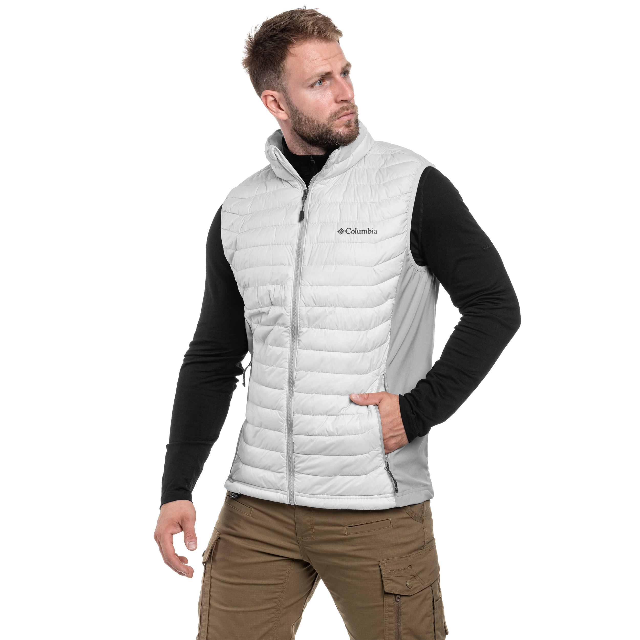 Columbia Powder Pass Vest - Dark Stone/Flint Grey