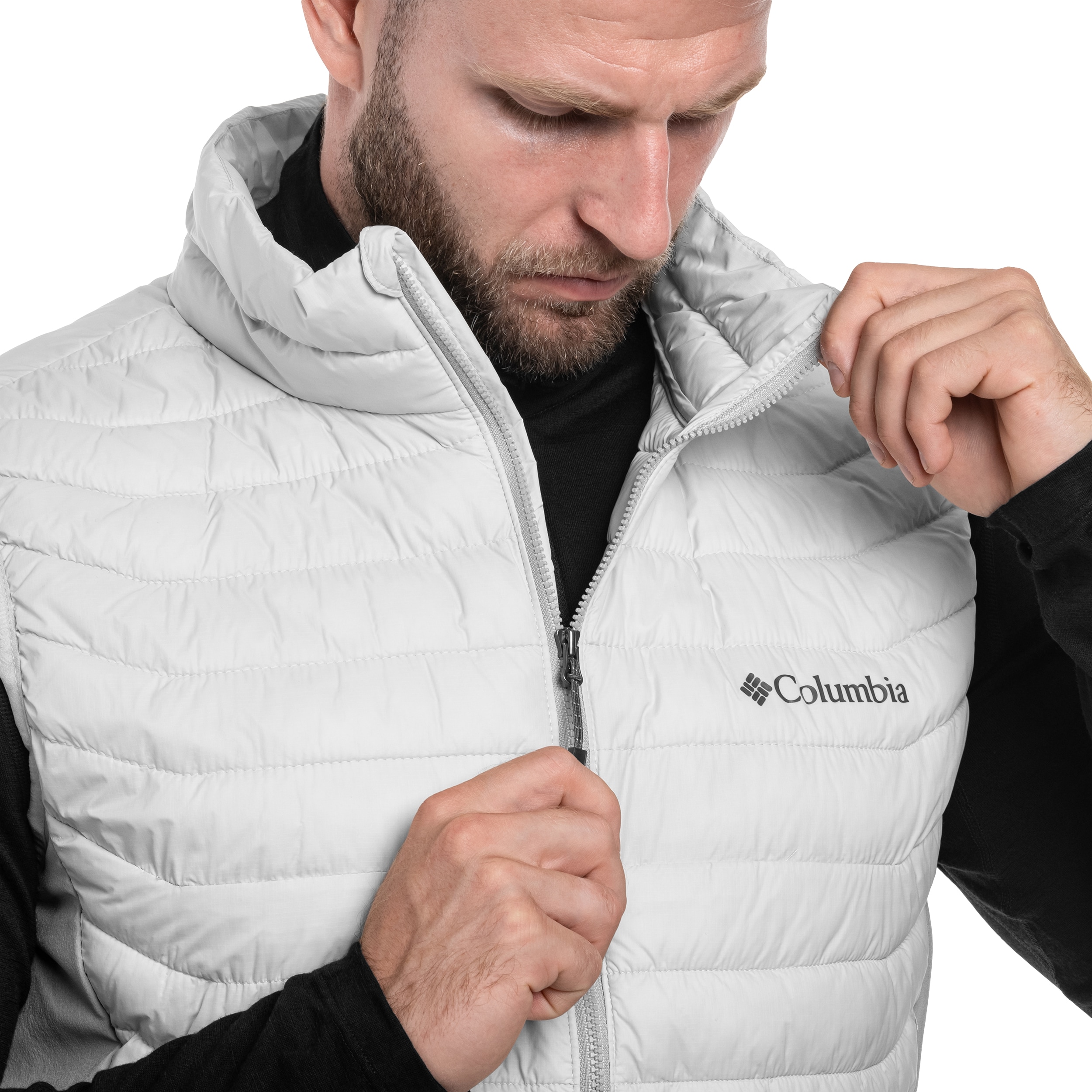 Columbia Powder Pass Vest - Dark Stone/Flint Grey