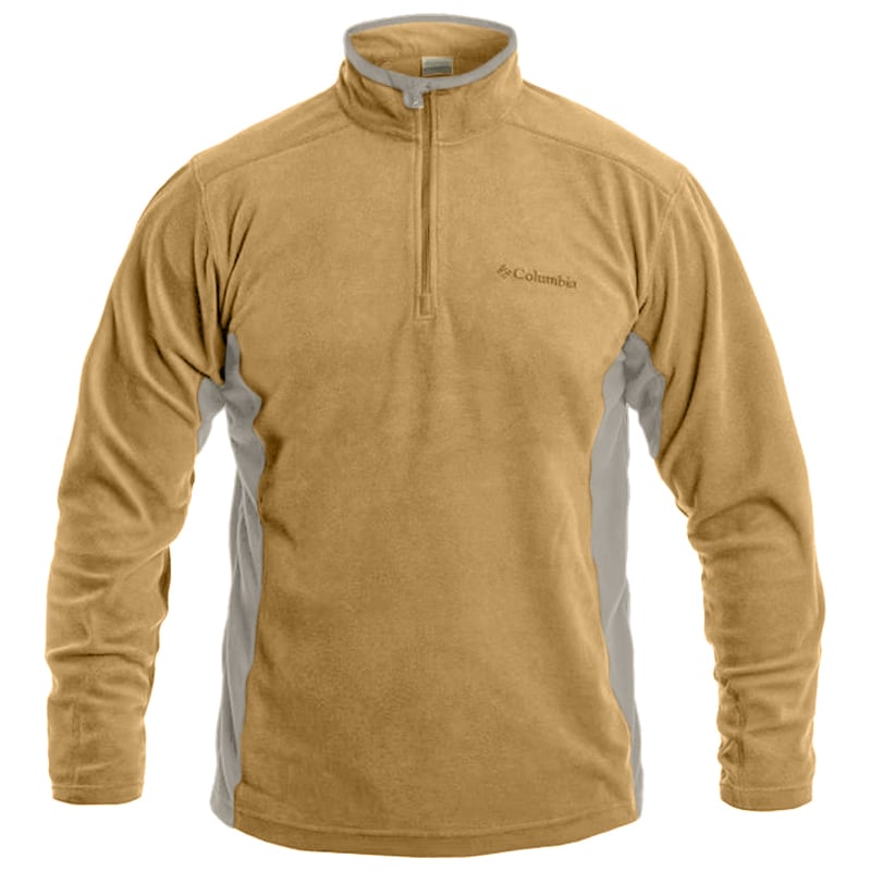 Columbia Klamath Range II Half Zip Fleece - Light Camel/Flint Grey