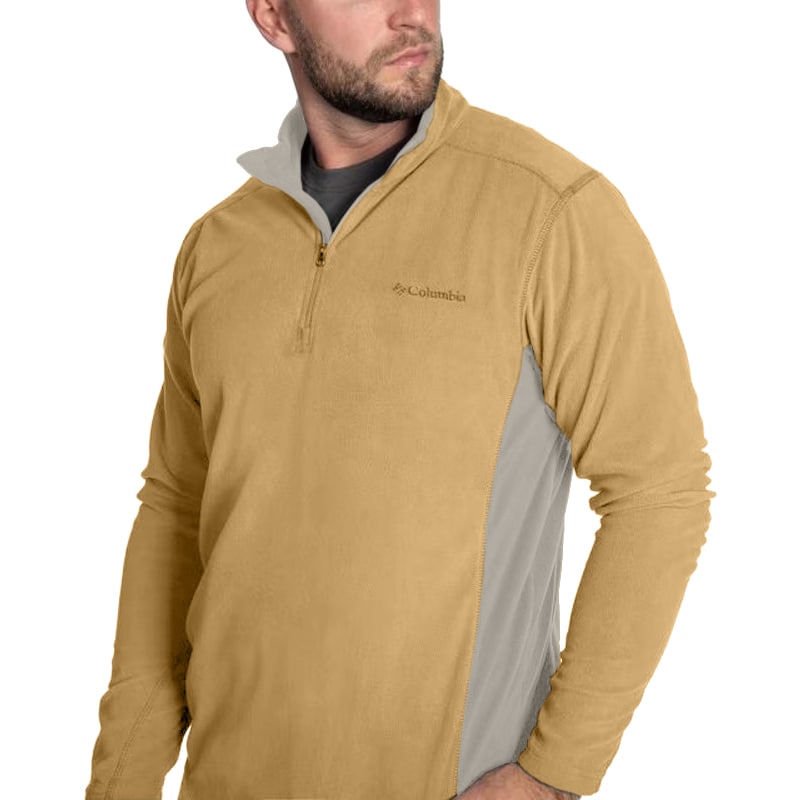 Columbia Klamath Range II Half Zip Fleece - Light Camel/Flint Grey