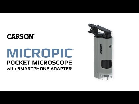 Carson MicroPic High-Resolution 120-240x Pocket Microscope 