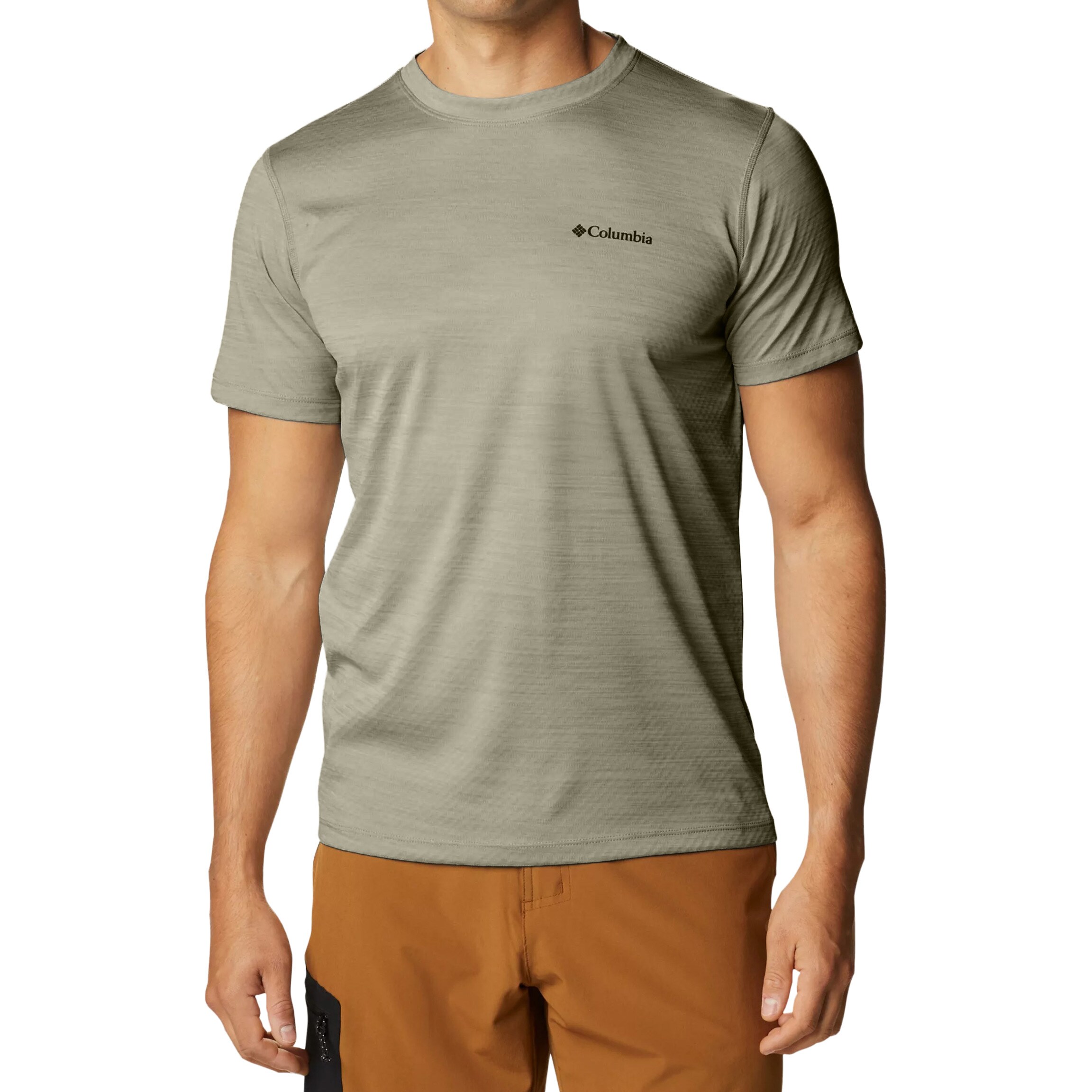 Columbia Zero Rules Short Sleeve Thermoactive Shirt - Stone Green