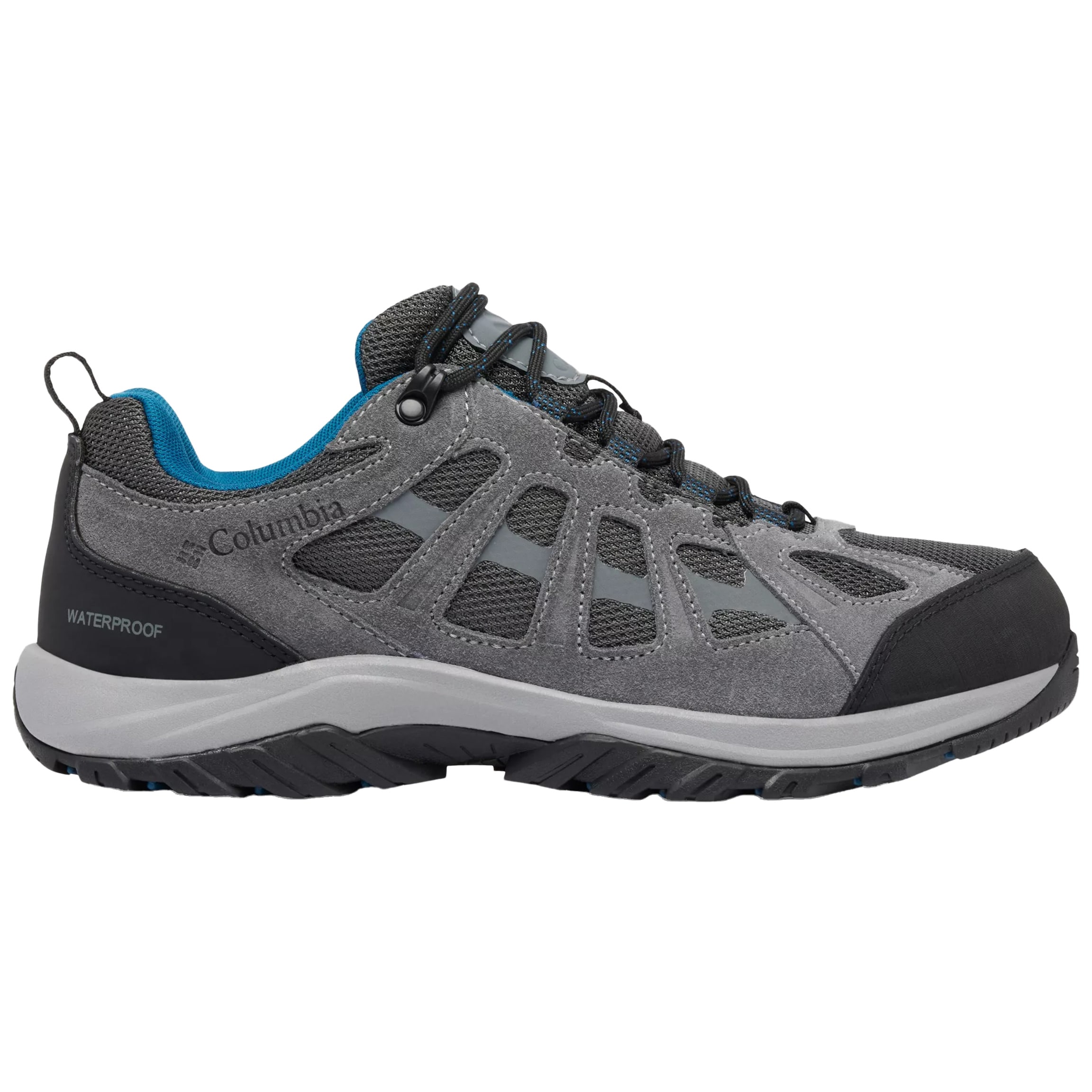 Columbia Redmond III Low Waterproof Shoes - Shark/Phoenix Blue