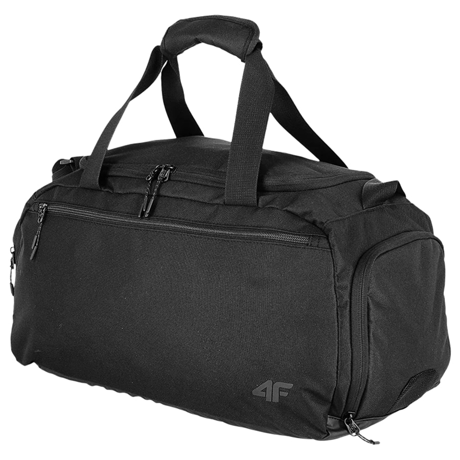 4F shoulder bag with shoe pocket 25 l - Deep black