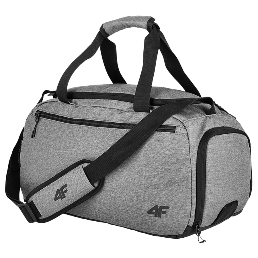 4F shoulder bag with shoe pocket 25 l - Grey melange