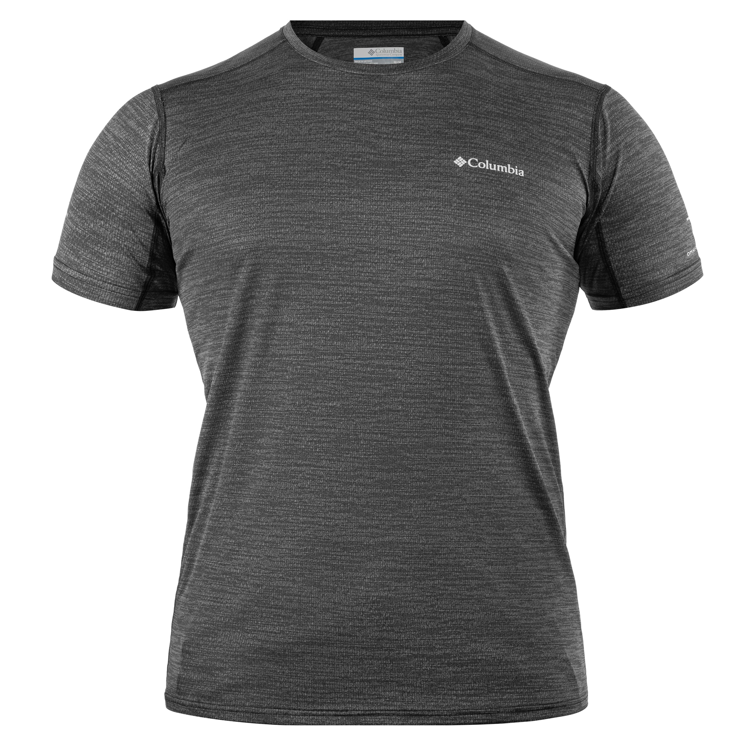 Columbia Alpine Chill Zero Short Sleeve Crew Thermoactive T-shirt - Black Heather