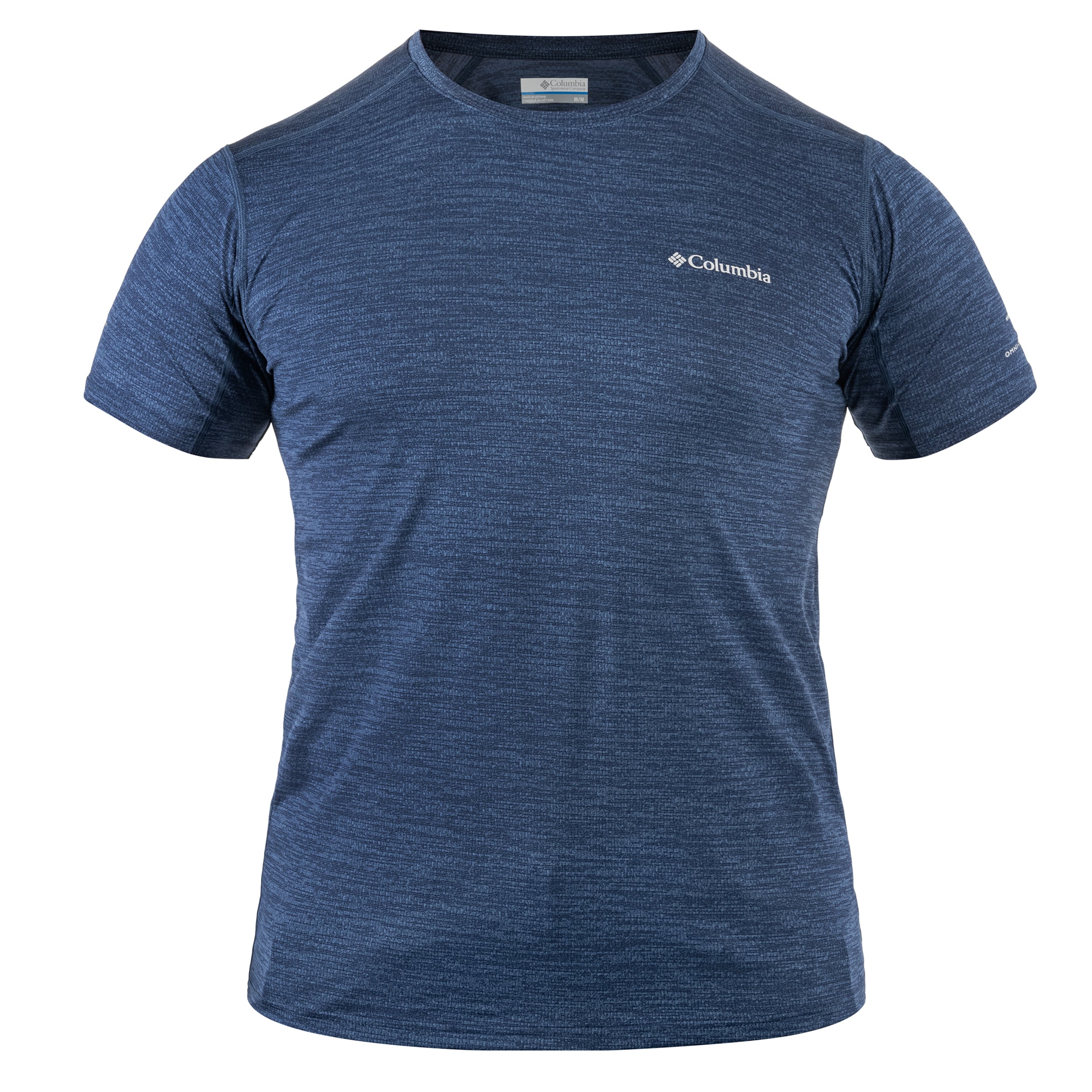 Columbia Alpine Chill Zero Short Sleeve Crew Thermoactive T-shirt - Collegiate Navy Heather