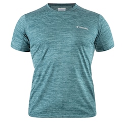 Columbia Alpine Chill Zero Short Sleeve Crew Thermal T-Shirt - Cloudburst Heather