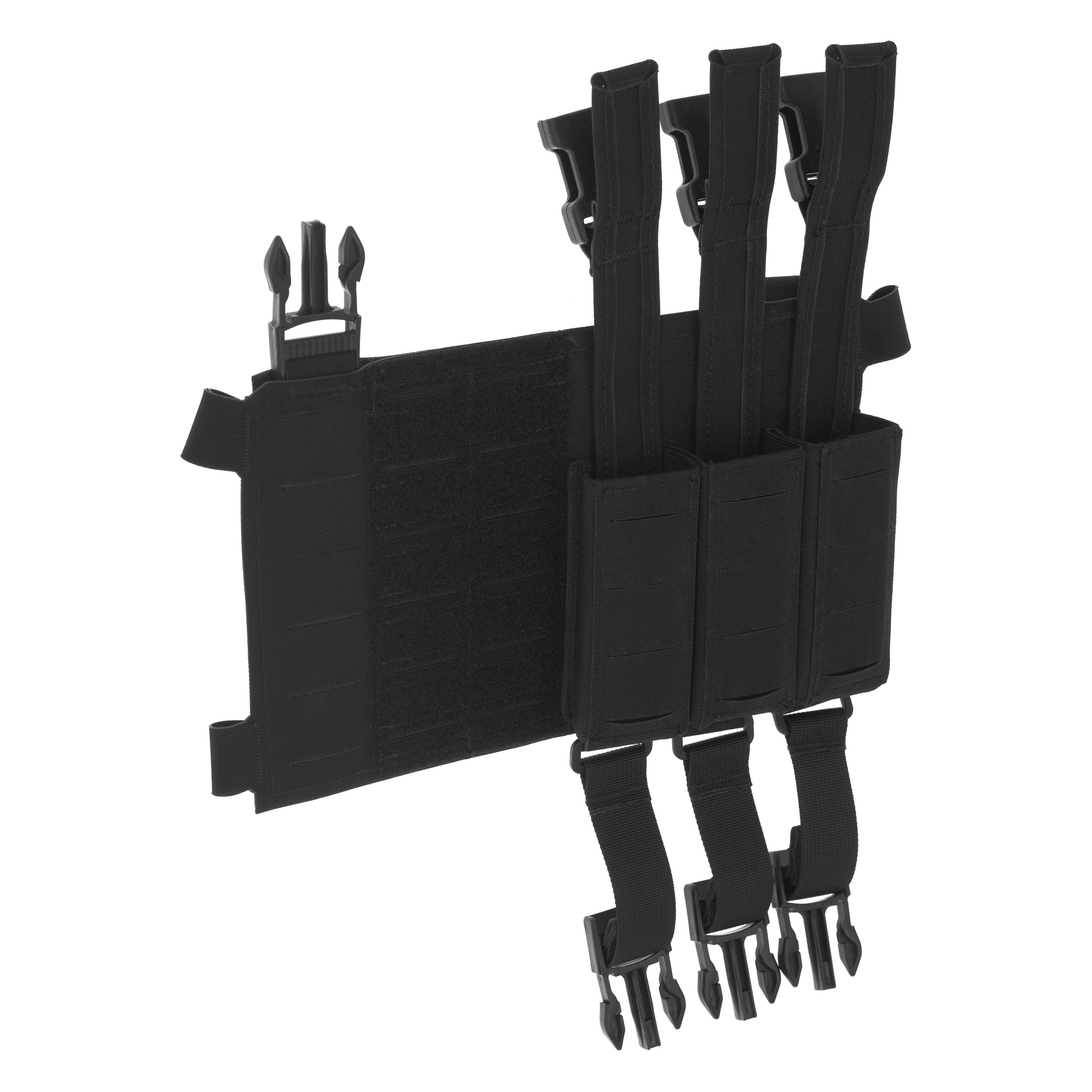 Combat Lab Front Flap Chest Rig Magazine Pouch - Black