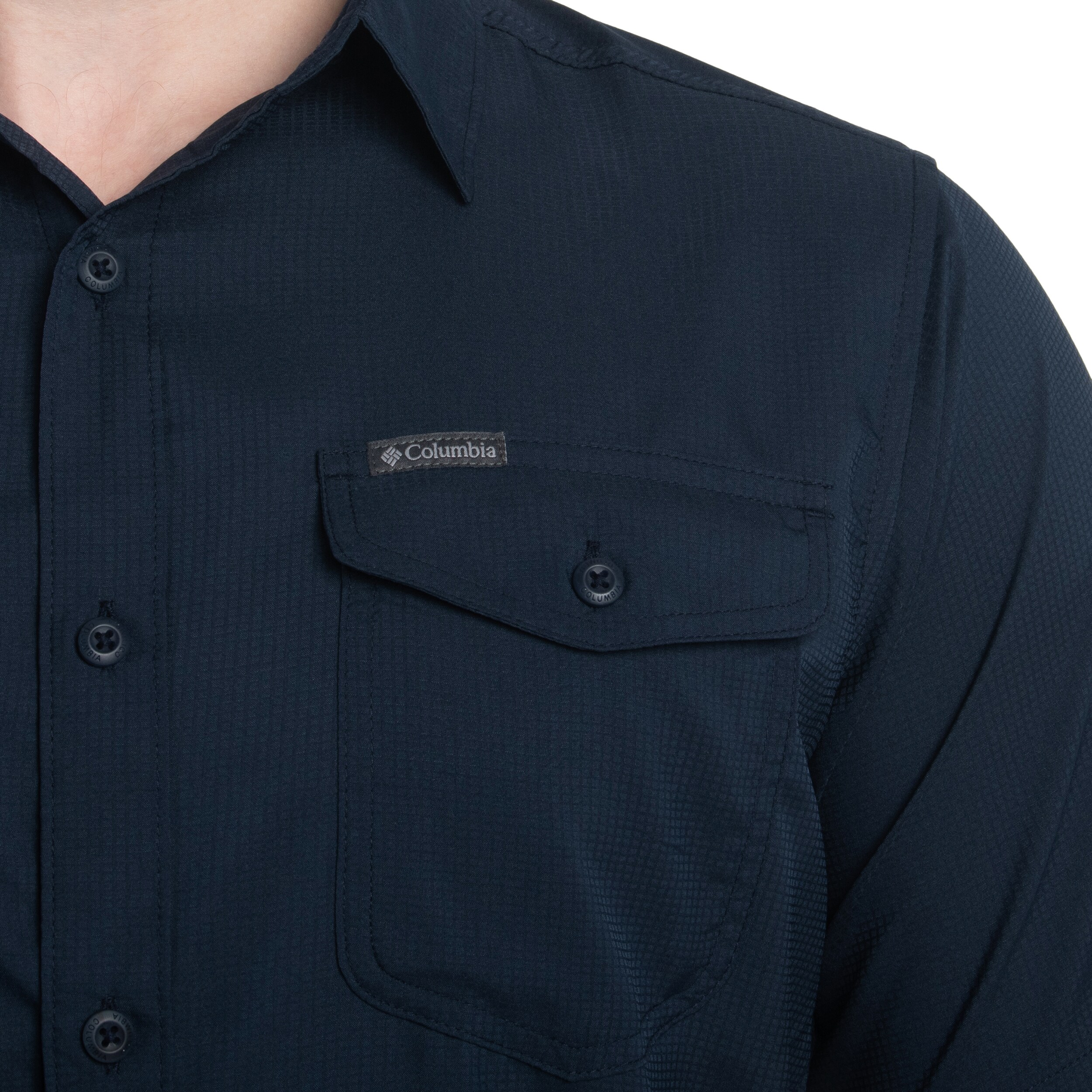 Columbia Utilizer II Solid Short Sleeve Shirt - Collegiate Navy